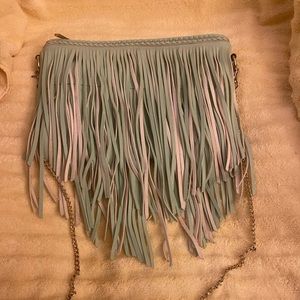 Street Level Fringe Purse